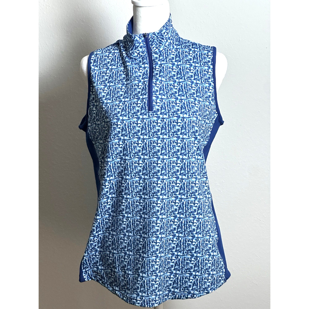 TGW Women’s Athletic Top Three Quarter Zip Size M Women’s Cross Weave Golf Shirt